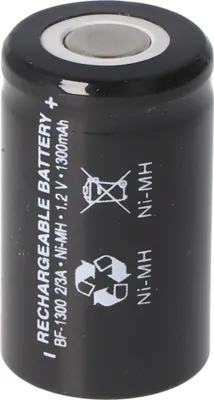 Produktbild von 2/3A NiMH Akku 1,2 Volt 1300mAh, der hochstromfähige NiMH Akku