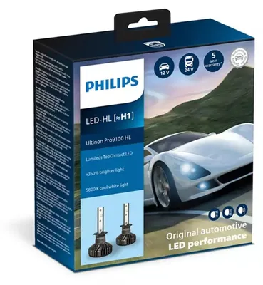 Immagine prodotto di Ultinon Pro9100 Led H1 5800K +350% (No Ece) 2 Pz.