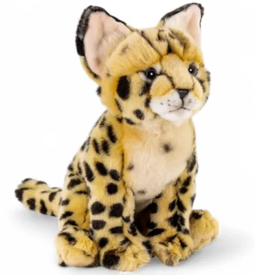 Produktbild von Carl Dick Serval Katze ca. 26cm. Plüschtier, Stofftier, Kuscheltier 3702