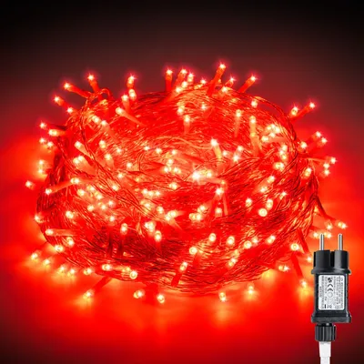 Immagine prodotto di Catena luminosa per esterni, 10 metri, 100 LED, illuminazione impermeabile per giardino e Natale