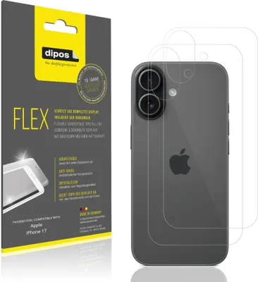 Obrázok produktu pre 2x dipos Flex Apple iPhone 17 Rückseite
