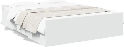 Produktbild von Möbel Bettgestell mit Schubladen Weiß 160x200 cm Holzwerkstoff - Klassische Betten 3280279
