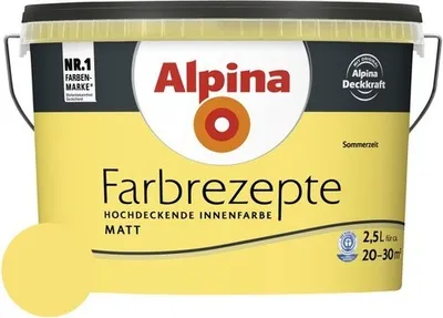 Produktbild von Alpina Wandfarbe Farbrezepte Sommerzeit 2,5 l