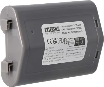 Produktbild von EXTENSILO Akku kompatibel mit Nikon D4, Z9 Kamera (3350 mAh, 10,8 V, Li-Ion)
