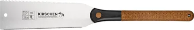 Immagine prodotto di Sega per taglio fine in ciliegio "Ryoba" con impugnatura in sughero (lunghezza lama 240 mm, lunghezza x altezza 560 x 90 mm, 17 e 9 denti per pollice, sega per legno, sega a mano) 4420240