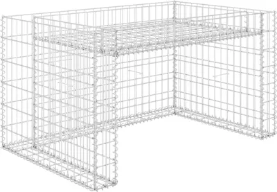 Obrázok produktu pre Garáž pre kosačku s vyvýšeným záhonom 110x80x60 cm oceľový drôt