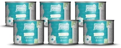 Productafbeelding van MjAMjAM VetCat - Premium natvoer voor katten - Dieetvoer - Geschikt voor gesteriliseerde katten - Rundvlees & eend