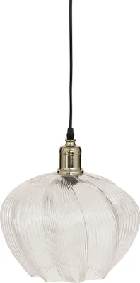 Image de Suspension, abat-jour en verre PHYLAS fleur, Ø 27,5 cm