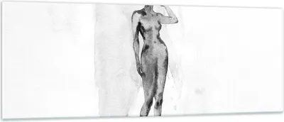 Produktbild von Bilder auf glas - Einteilig - Nacktheit Frau Körper - 140x50cm - Glasbilder - Wandbilder - Bilder - zum Aufhängen bereit - Wanddekoration aus Glas - Glas Bilder - Wandbild auf Glas - GAB140x50-5075