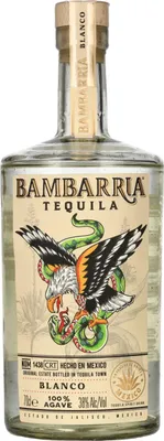 Produktbild von Bambarria Tequila Blanco 100% Agave 38% Vol. 0,7l