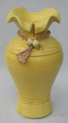 Produktbild von TISCHVASE "CORTADO" - Größe: ca.30 CM Gelb