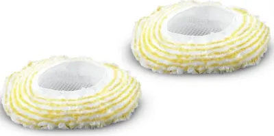Obrázek produktu pro KÄRCHER 28633450 KÄRCHER Bürstenbezüge für Dampfreiniger Polyester 60 °C waschbar, 2 St.
