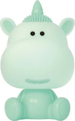 Produktbild von Luxus Europe - Nachtlampe Kinderzimmer Unicorny Mintgrün - Draadloos LED Nachtlampje Kinderen - USB-C Oplaadbaar