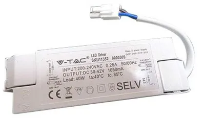 Immagine prodotto di V-TAC 11352 Alimentatore Driver per pannello a LED 40W