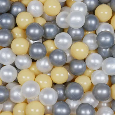 Immagine prodotto di Palline giocattolo ø7cm 300pz madreperla, argento, beige