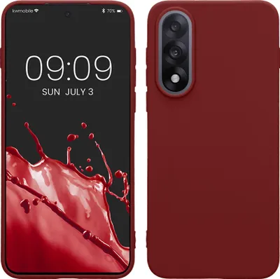Produktbild von kwmobile Handyhülle für OnePlus Nord 5 Hülle - TPU Case - Kabelloses Laden - Schutzhülle Cover in Tawny Red
