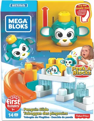 Obrázek produktu pro Mega Bloks Peek a Blocks velká skluzavka - tučňák