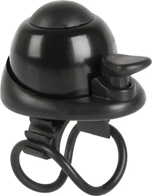 Image de Cloche de vélo BELLA DOME MINI en laiton et aluminium, Ø 34 mm, noir - 360...