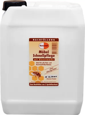 Produktbild von Renuwell Möbel-Schnellpflege Pflegemittel Bienenwachs 5 Liter