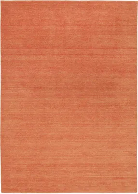 Produktbild von MY-RUG Teppich,Devi, 290x200, Handloom Wollteppich Orange, handgewebter Teppich, meliert, reine Schurwolle, Natürliches Design, rechteckig