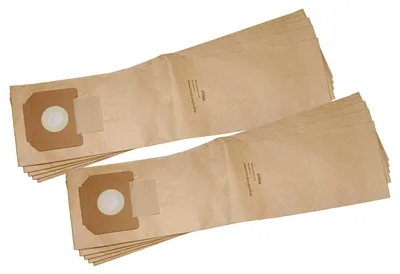 Produktbild von vhbw 10x Staubbeutel Ersatz für Kärcher 6.904-208, 6.904-208.0, 6.904208.0, 6904-2080, 69042080 für Staubsauger - 39cm x 20cm braun