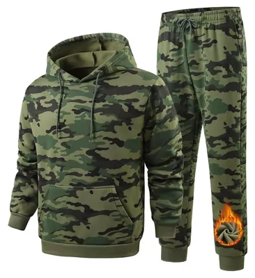 Productafbeelding van Solidchoice - Heren 2-Delige Trainingspak Camouflage L