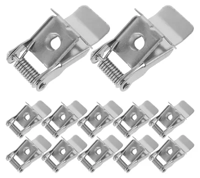Productafbeelding van Veerclips voor downlight en inbouwlampen, 10 stuks plafondbevestigingsclips van metaal