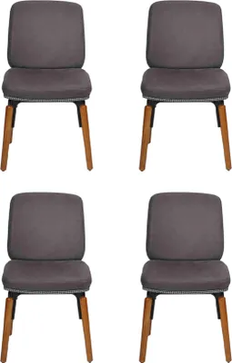 Obrázek produktu pro Moderní jídelní židle, sada 4 kusů, design, vybavení jídelny