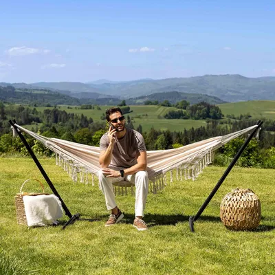Obrázok produktu pre di volio hojdacia sieť Bari Biela