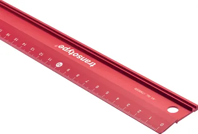 Obrázok produktu pre pravítko na rezanie transotypov, z hliníka, 300 mm