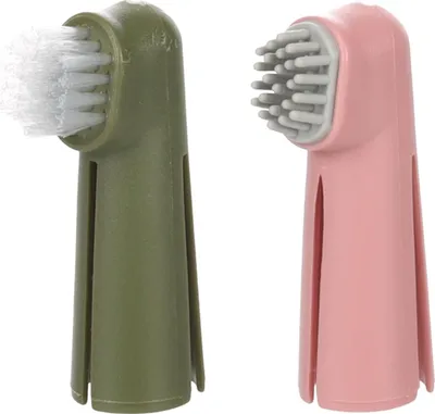 Produktbild von Flamingo Fingerzahnbürste Dentes