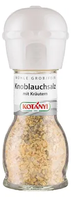 Obrázek produktu pro Kotanyi česneková mořská sůl kořeněné bylinky v mlýnku na koření 50g