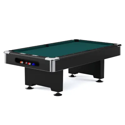 Produktbild von Automaten Hoffmann Billardtisch "Club Pro III", Simonis 860, Blue-Green, 7 ft (Spielfeld 198x99 cm)
