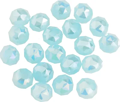 Produktbild von PRACHT Glasschliffperle Rund 6 mm 20 Stück Kristallperlen Bastelperlen