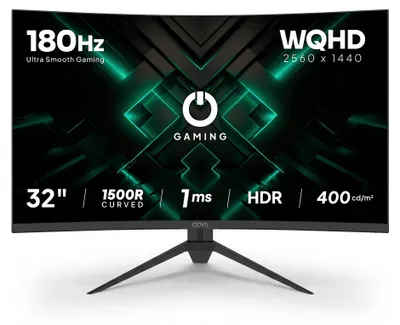 Produktbild von ODYS XP32 PRO-X 32 Zoll Curved Gaming Monitor WQHD 2560x1440 180Hz 2.4ms VA