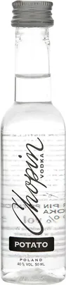 Produktbild von Wodka Chopin Potato 50 ml PET | Vodka |50 ml | 40% Alkohol | Destylarnia Chopin | Geschenkidee | 18+