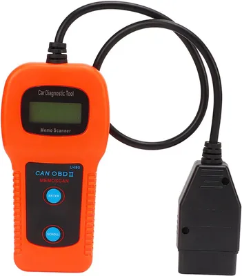 Produktbild von Can Car Diagnostic Scanner, U480 OBD2 Scanner LCD Display 10-12V DC Universal Engine Code Reader