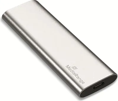 Obrázok produktu pre MediaRange MR1100 externý disk SSD USB typu C® - 120 GB, strieborný