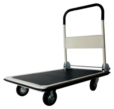 Produktbild von Plattformwagen, klappbar, Stahl, Schwarz, Tragkraft 300 kg