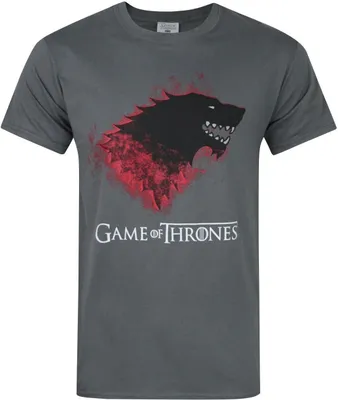 Produktbild von Game of Thrones - "Bloody Direwolf" T-Shirt für Herren NS5563 (S) (Anthrazit)