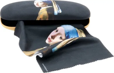 Imagen del producto de Funda de tela y protección para gafas Jan Vermeer Cara con pendiente de perla, Fridolin