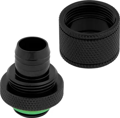 Zdjęcie produktu dla Corsair CX-9051002-WW, Dopasowanie, Mosiądz, Czarny, 1/4", 4 x Compression fittings, Płynny