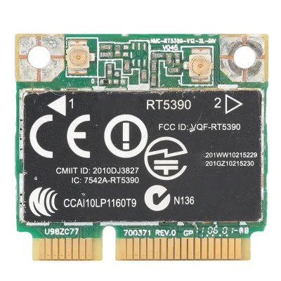 Obrázok produktu pre Bezdrôtová sieťová karta, WLAN adaptér pre HP Computer RT5390 SPS 630703-001 Mini PCIE 802.11N