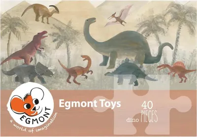 Obrázok produktu pre Egmont Toys Dinosaur puzzle 40 ks 80x35 cm. 3+