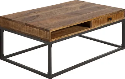 Produktbild von Couchtisch IRON CRAFT 100cm Mango natur