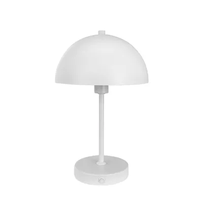 Produktbild von Tischlampe, Kabellos Dimmbar Tischleuchte, Led Tischleuchte Metall, Leselampe, USB Wiederaufladbare, Stockholm weiß