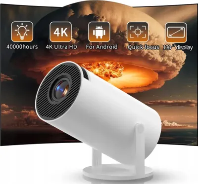 Produktbild von Projektor Hy300 Smart Android 11, 1800 Lumen, Wifi, Hdmi, Netflix, 1080P