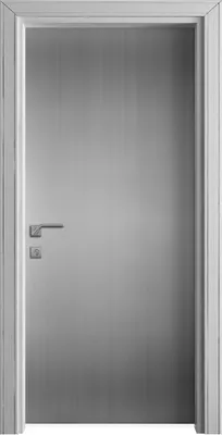 Produktbild von Tür Selbstklebende 90x210 cm Türfolie Türtapete Klebefolie -  Metall Stahl Motive