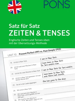 Produktbild von PONS Satz für Satz Englisch Zeiten und Tenses