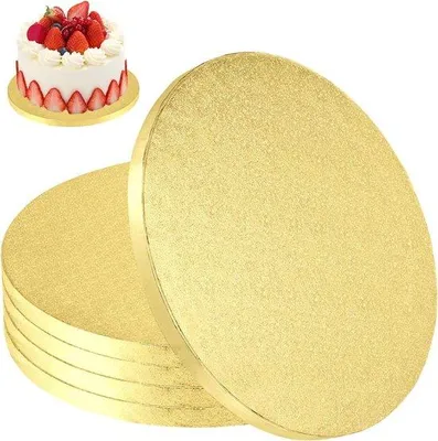 Produktbild von Famanu Tortenunterlage 25 cm rund - Set mit 10 Stück